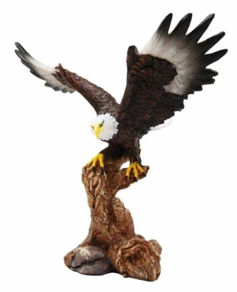 Exclusive 7” Tall American Bald Eagle Resin Decorative Figurine