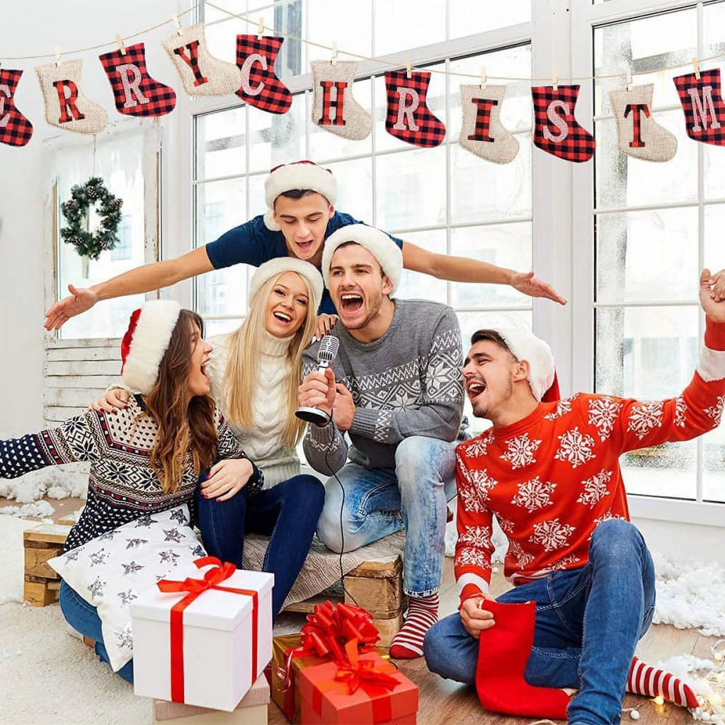 Christmas Banner Merry Christmas Flag Christmas Decorations for Home Christmas Ornaments Navidad Noel