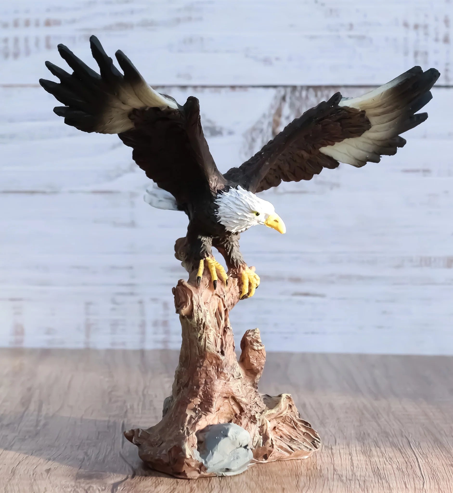 Exclusive 7” Tall American Bald Eagle Resin Decorative Figurine