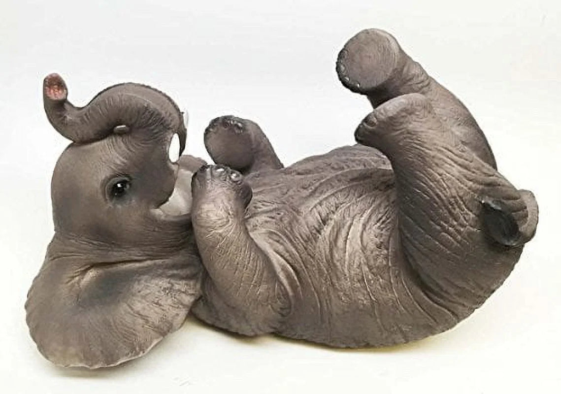 KITCHEN DECOR GIFT PLAYFUL SAFARI ELEPHANT OIL WINE BOTTLE HOLDER FIGURINE STATUE